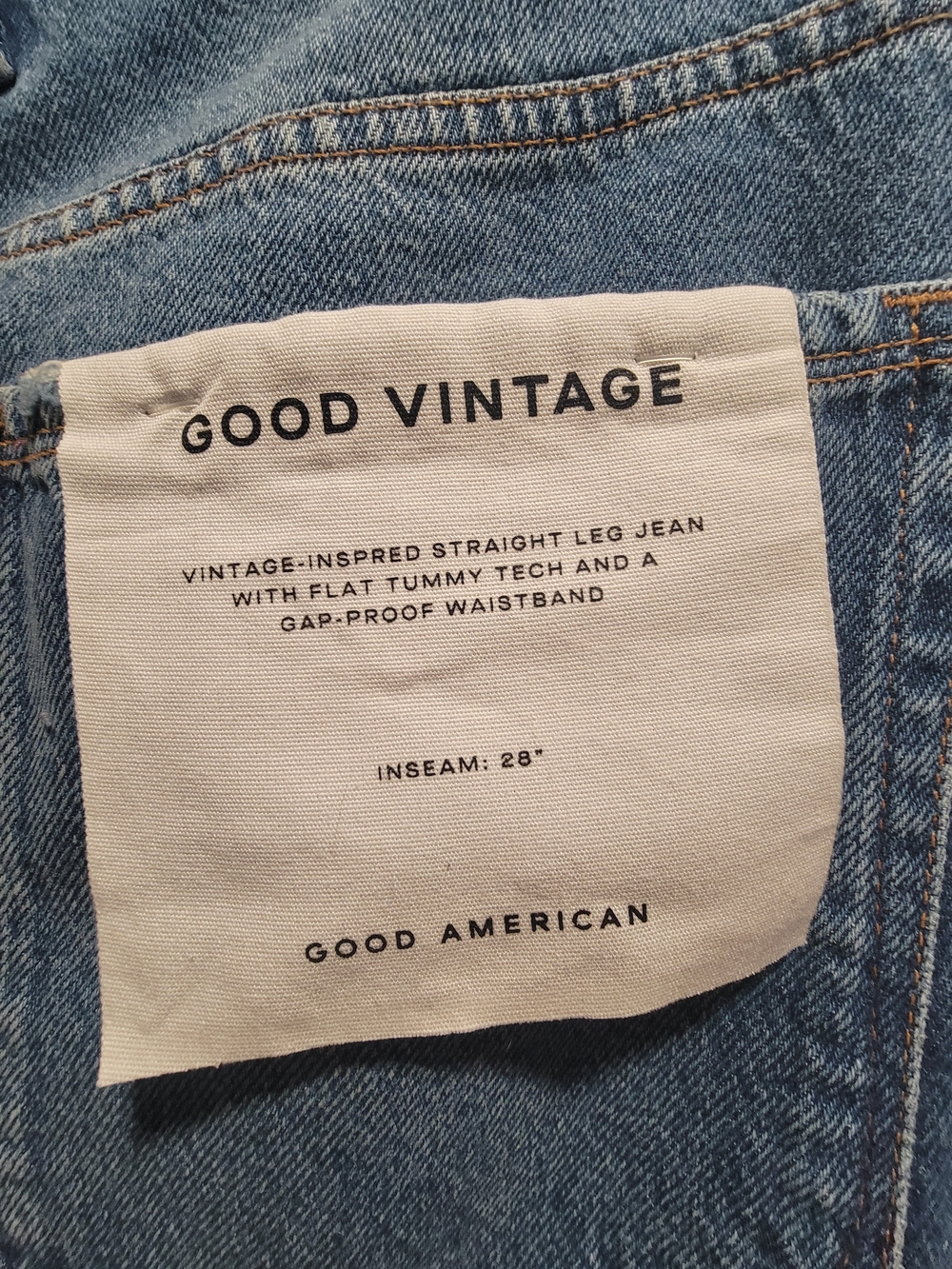 Good American Vintage Light Blue High-Rise Jeans - Sz 16 NWT - Picture 3 of 6